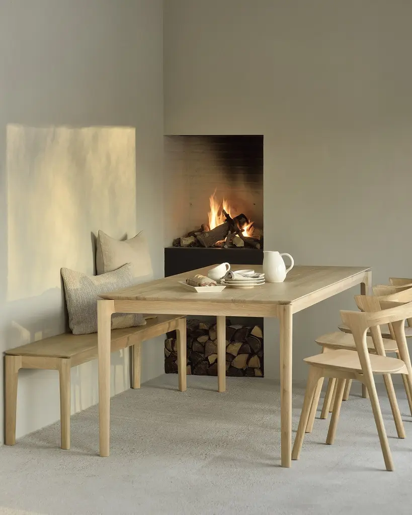 Oak Bench (أحمر)